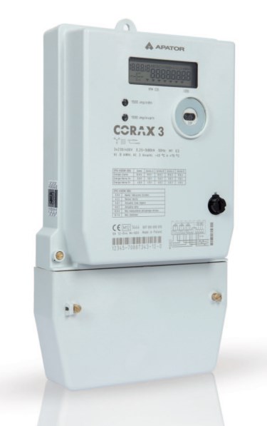 Счетчик электроэнергии статический трехфазный APATOR CORAX 3 Счетчики электроэнергии